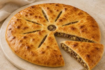 Осетинский пирог с говядиной и картофелем, 1 шт.