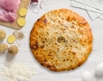 Осетинский пирог с Индейкой и Картошкой