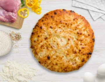 Осетинский пирог с Индейкой, Сыром и Болгарским Перцем