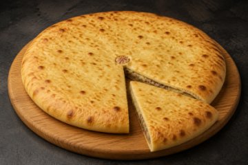Осетинский пирог с капустой и мясом