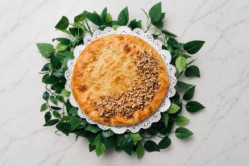 Осетинский пирог с капустой и орехами, 1 шт.