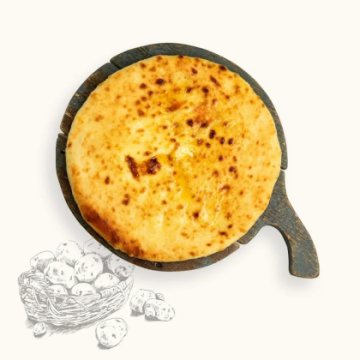 Осетинский пирог с картошкой и сыром