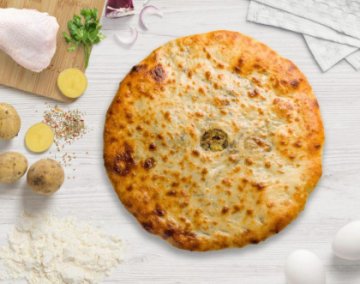 Осетинский пирог с Курицей и Картошкой