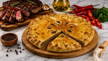 Осетинский пирог с мясом «Фыдджын», 1 шт.