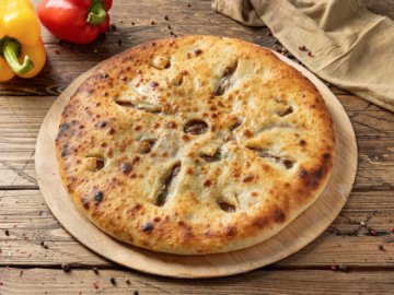 Осетинский пирог с мясом и болгарским перцем