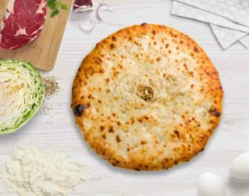 Осетинский пирог с Мясом и Капустой