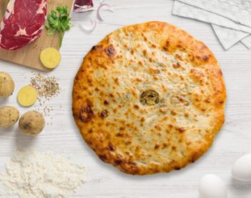 Осетинский пирог с Мясом и Картошкой