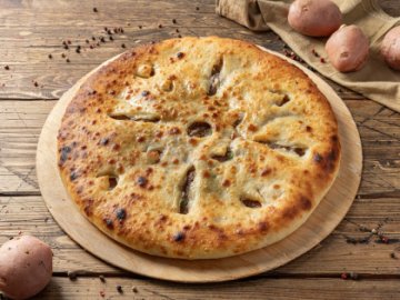 Осетинский пирог с мясом и картошкой