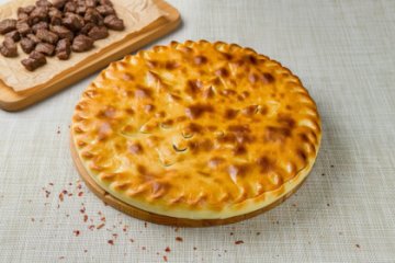 Осетинский пирог с рубленным мясом баранины