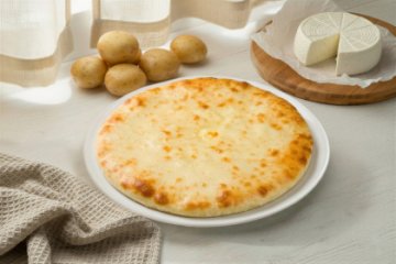 Осетинский пирог с сыром и картофелем 