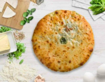 Осетинский пирог с Сыром и Шпинатом