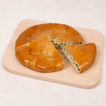 Осетинский пирог с сыром и зеленью, 1 шт.