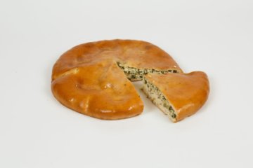 Осетинский пирог с сыром и зеленью