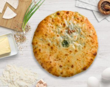 Осетинский пирог с Сыром и Зелёным Луком