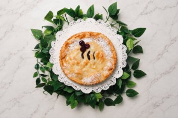 Осетинский пирог с вишней Балджын, 1 шт.
