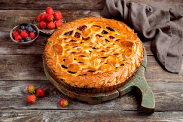 Открытый пирог ягодный микс 500 г