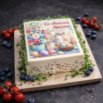 Пасхальный бенто торт 