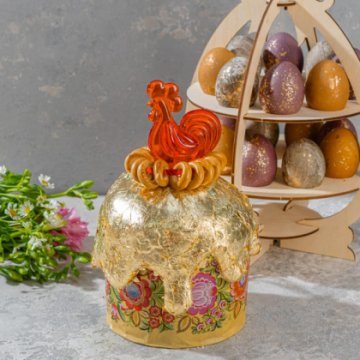 Пасхальный кулич "Золотой Петушок"