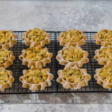 Перепечи с капустой и яйцом 15 шт