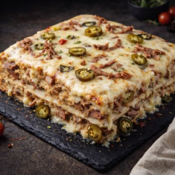 Пицца-пирог «Телятина копченая с перцем Халапеньо»