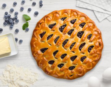 Пирог Черничный