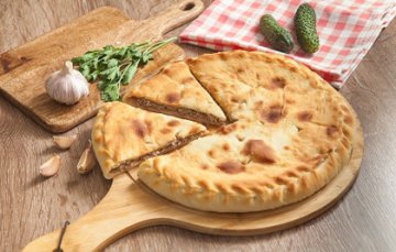 Пирог два вида мяса