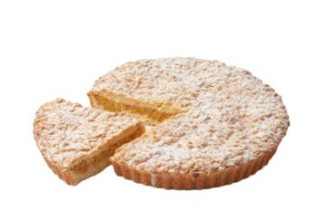 Пирог из песочного теста с лимонной начинкой