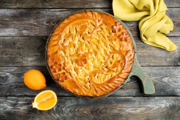 Пирог лимонный
