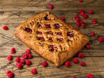 Пирог малиновый