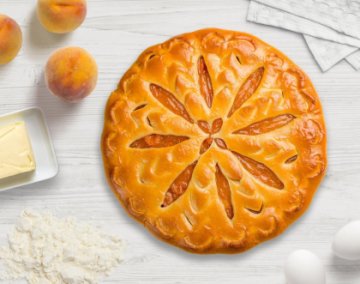 Пирог Персиковый