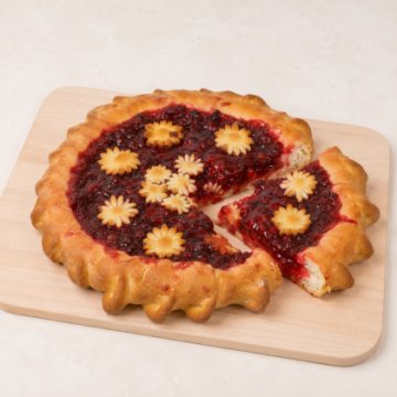 Пирог с брусникой, 1 шт.