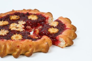 Пирог с брусникой