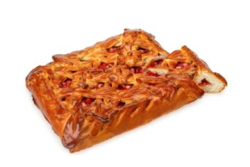 Пирог с брусникой и яблоком