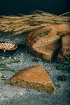 Пирог с фалафелем