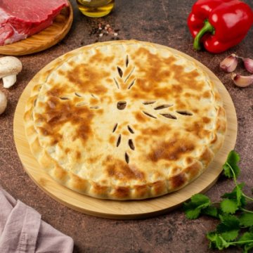 Пирог с говядиной и болгарским перцем