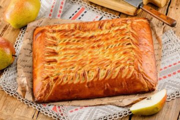 Пирог с грушей