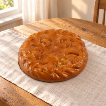 Пирог с картофелем и грибами, 1 шт.