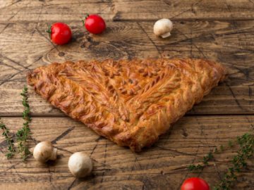 Пирог с картофелем и грибами 