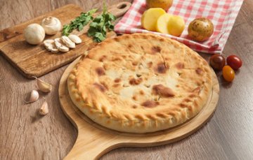 Пирог с картофелем и грибами