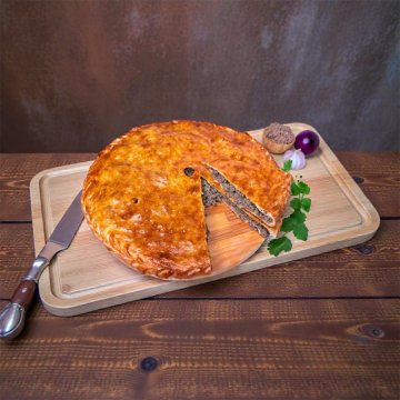 Пирог с мясом халяль