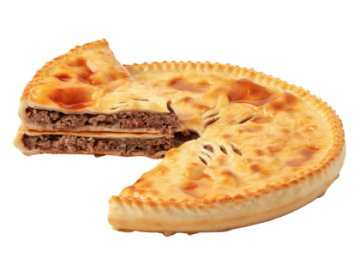 Пирог с мясом и грибами