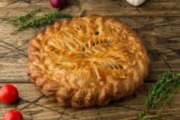 Пирог с мясом и картофелем