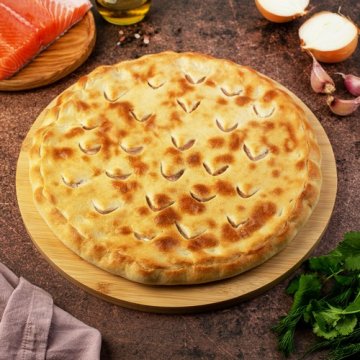 Пирог с семгой