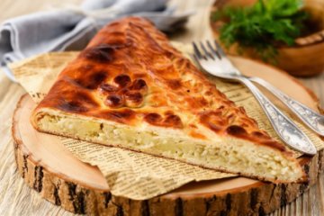 Пирог с сыром и картофелем