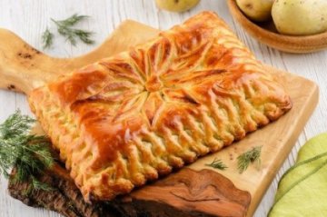 Пирог с телятиной и картофелем