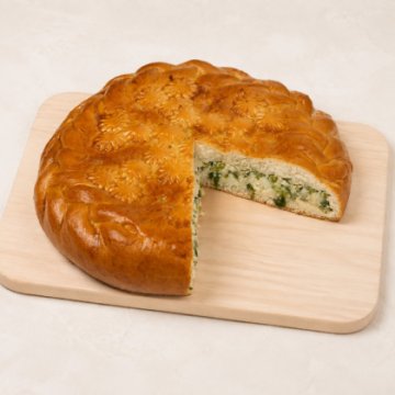 Пирог с зелёным луком и яйцом, 1 шт.