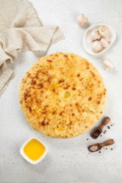 Пирог сытный с говядиной, картошкой и грибами