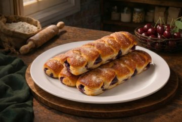 Пироги фирменные с вишней 4шт