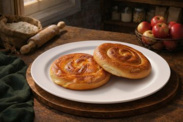 Пироги Молдавские с яблоком 2 шт