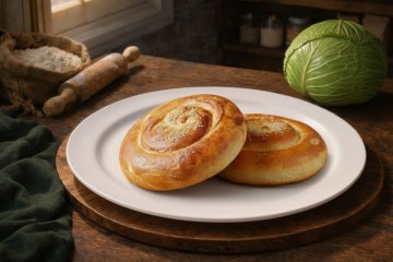 Пироги Молдавские с капустой 2 шт